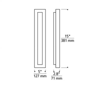 ASPEN 15' OUTDOOR - Metal Outdoor wall Lamp by Visual Comfort Europe - view 3